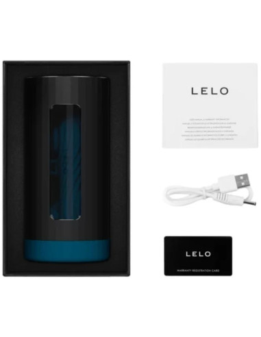LELO F1S V3 MASTURBADOR MASCULINO VERDE AZULADO XL