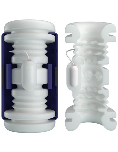 PRETTY LOVE DJ LADY MASTURBADOR MASCULINO CON VIBRACION 5 CONFIGURACIONES MORADO