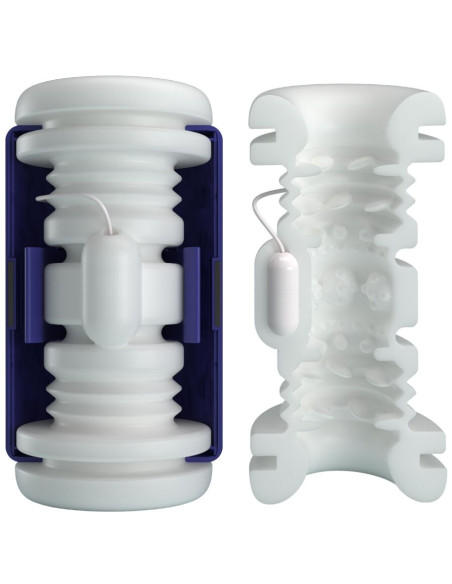 PRETTY LOVE DJ LADY MASTURBADOR MASCULINO CON VIBRACION 5 CONFIGURACIONES MORADO