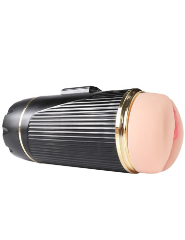 SHEQU KAY MASTURBADOR DOBLE CON VIBRACION DUAL BOCA Y VAGINA