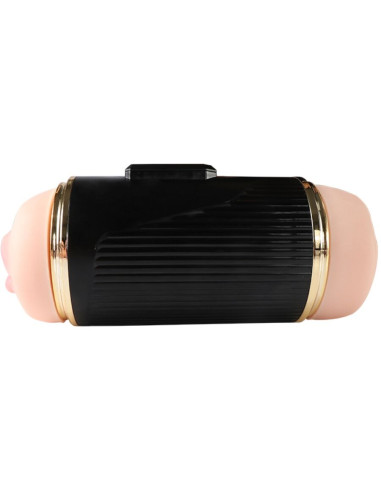 SHEQU KAY MASTURBADOR DOBLE CON VIBRACION DUAL BOCA Y VAGINA