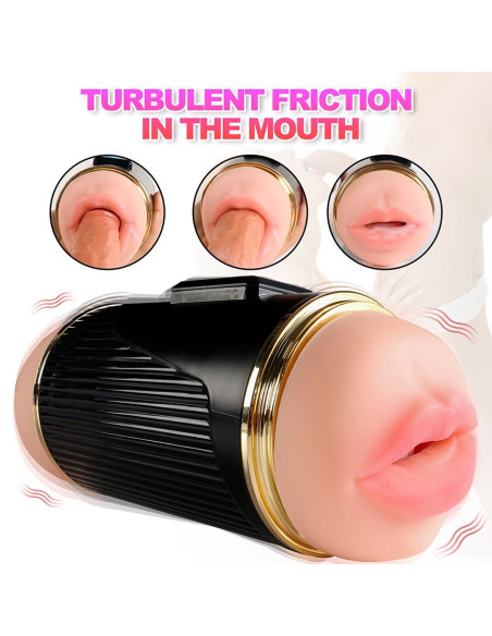 SHEQU KAY MASTURBADOR DOBLE CON VIBRACION DUAL BOCA Y VAGINA SHEQU KAY MASTURBADOR DOBLE CON VIBRACION DUAL BOCA Y VAGINA