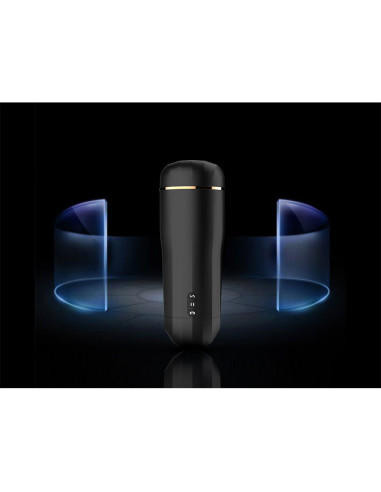 SHEQU SNOW MASTURBADOR VAGINA CON VIBRACION Y ONDAS ESTIMULADORAS