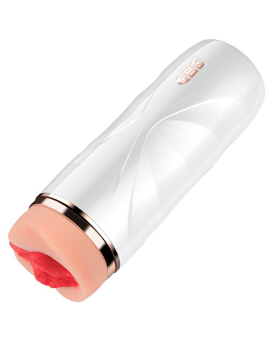 SHEQU RILEY MASTURBADOR VAGINA CON VIBRACION Y ONDAS ESTIMULADORAS