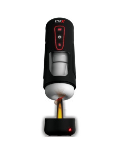 PDX ELITE MILK ME HOTTER MASTURBADOR AUTOMATICO CON THRUSTING Y VIBRACION EFECTO CALOR