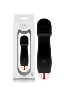 DOLCE VITA VIBRADOR RECARGABLE TRES NEGRO 7 VELOCIDADES 2