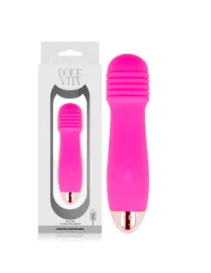 DOLCE VITA VIBRADOR RECARGABLE THREE ROSA 7 VELOCIDADES 2