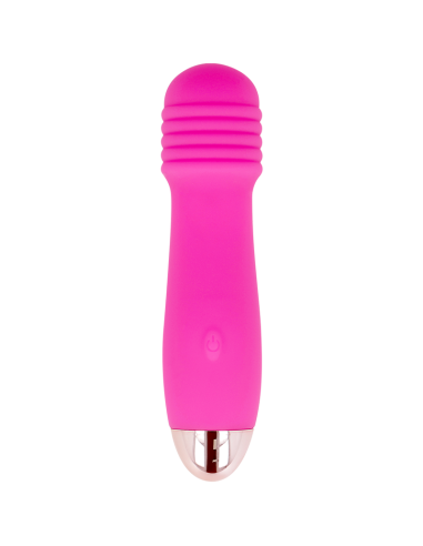 DOLCE VITA VIBRADOR RECARGABLE THREE ROSA 7 VELOCIDADES