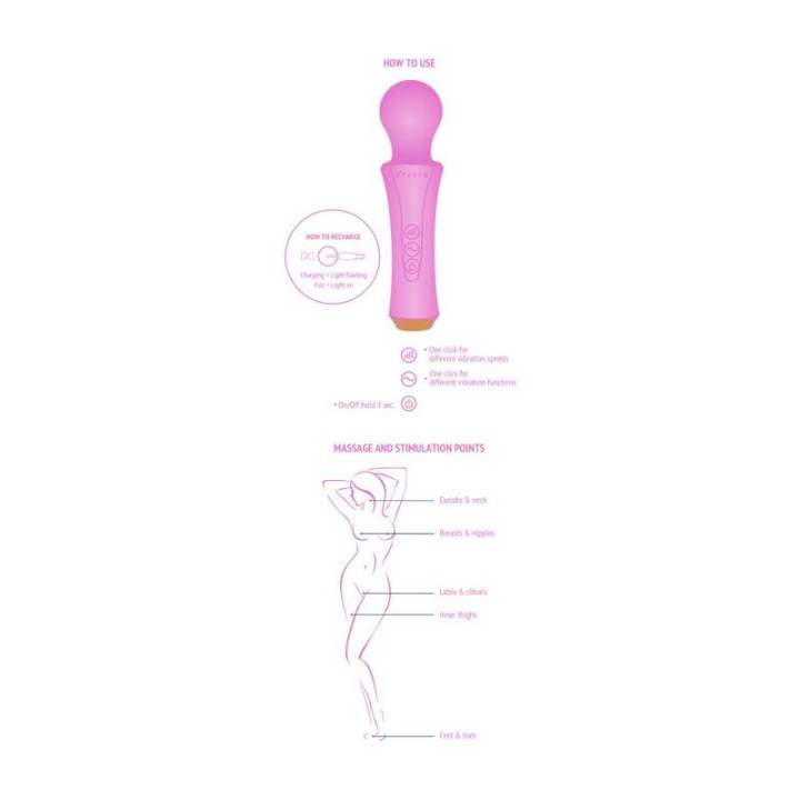 XOCOON THE PERSONAL WAND FUCSIA