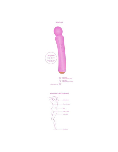 XOCOON THE CURVED WAND FUCSIA