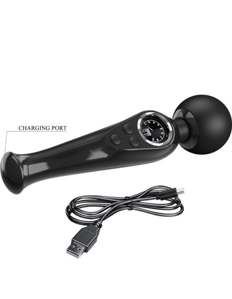 PRETTY LOVE SKYLER VIBRADOR WAND NEGRO PRETTY LOVE SKYLER VIBRADOR WAND NEGRO