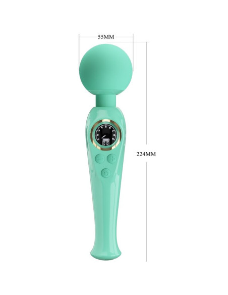 PRETTY LOVE SKYLER VIBRADOR WAND VERDE PRETTY LOVE SKYLER VIBRADOR WAND VERDE