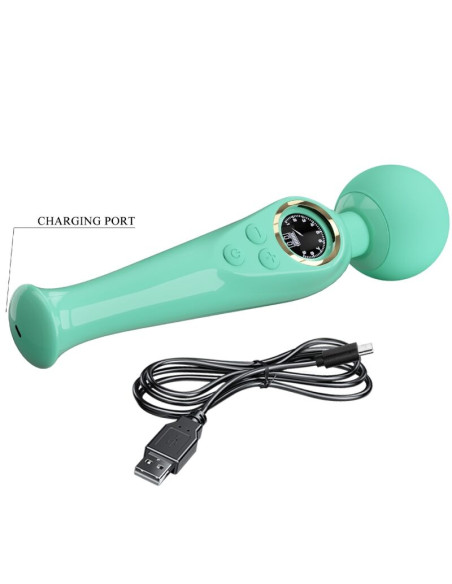 PRETTY LOVE SKYLER VIBRADOR WAND VERDE PRETTY LOVE SKYLER VIBRADOR WAND VERDE