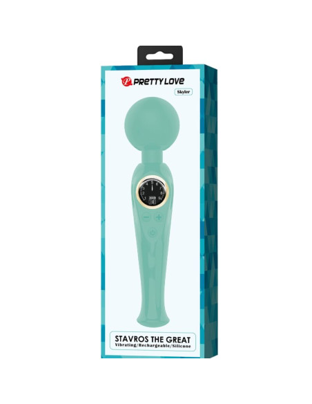 PRETTY LOVE SKYLER VIBRADOR WAND VERDE PRETTY LOVE SKYLER VIBRADOR WAND VERDE