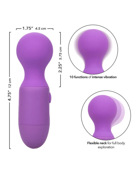 CALEXOTICS FIRST TIME MASAJEADOR RECARGABLE 10 VIBRACIONES VIOLETA CALEXOTICS FIRST TIME MASAJEADOR RECARGABLE 10 VIBRACIONES VIOLETA