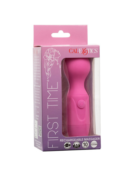 CALEXOTICS FIRST TIME MASAJEADOR RECARGABLE 10 VIBRACIONES ROSA CALEXOTICS FIRST TIME MASAJEADOR RECARGABLE 10 VIBRACIONES ROSA