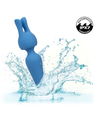 CALEXOTICS COUTURE KIT VIBRADOR WAND 10 VIBRACIONES AZUL