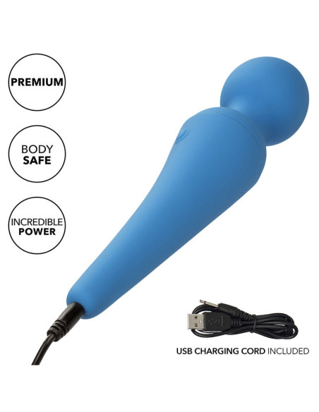 CALEXOTICS COUTURE KIT VIBRADOR WAND 10 VIBRACIONES AZUL CALEXOTICS COUTURE KIT VIBRADOR WAND 10 VIBRACIONES AZUL