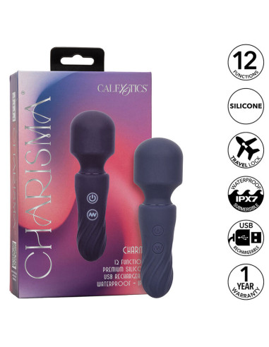 CALEXOTICS CHARISMA CHARM MASAJEADOR 12 FUNCIONES MORADO
