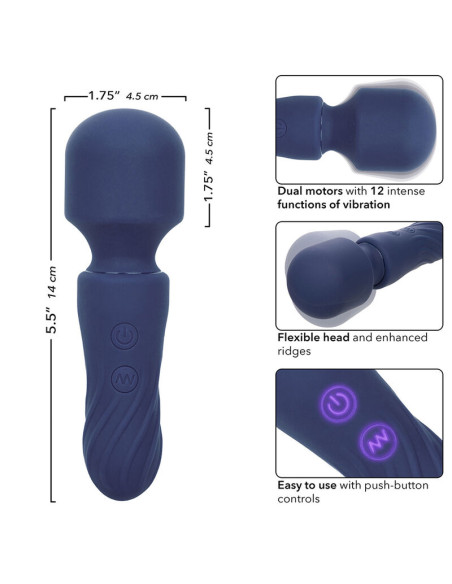 CALEXOTICS CHARISMA CHARM MASAJEADOR 12 FUNCIONES MORADO CALEXOTICS CHARISMA CHARM MASAJEADOR 12 FUNCIONES MORADO