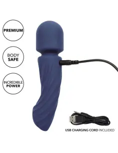 CALEXOTICS CHARISMA ALLURE MASAJEADOR DOBLE MOTOR 12 FUNCIONES 1725 CM X 45 CM MORADO