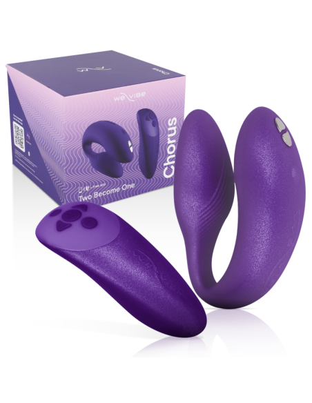 WE VIBE CHORUS VIBRADOR PAREJAS CON CONTROL SQUEEZE LILA WE VIBE CHORUS VIBRADOR PAREJAS CON CONTROL SQUEEZE LILA