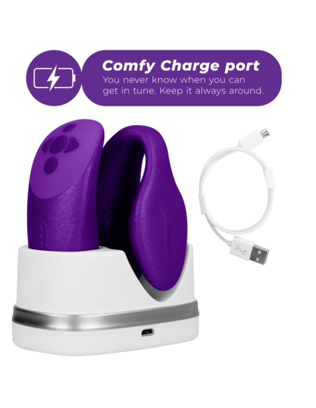 WE VIBE CHORUS VIBRADOR PAREJAS CON CONTROL SQUEEZE LILA WE VIBE CHORUS VIBRADOR PAREJAS CON CONTROL SQUEEZE LILA