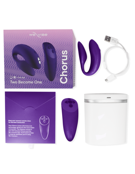 WE VIBE CHORUS VIBRADOR PAREJAS CON CONTROL SQUEEZE LILA WE VIBE CHORUS VIBRADOR PAREJAS CON CONTROL SQUEEZE LILA