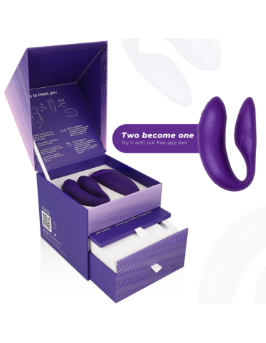 WE VIBE CHORUS VIBRADOR PAREJAS CON CONTROL SQUEEZE LILA
