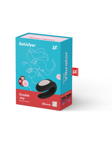 SATISFYER DOUBLE JOY CON APP MORADO