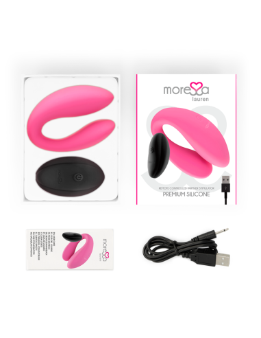 MORESSA LAUREN CONTROL REMOTO ESTIMULADOR PARA PAREJAS