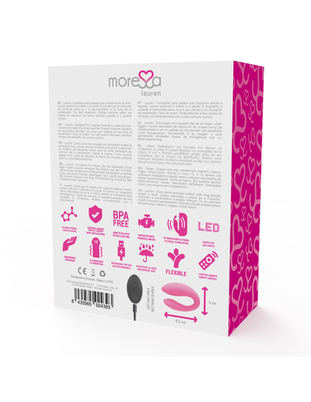 MORESSA LAUREN CONTROL REMOTO ESTIMULADOR PARA PAREJAS MORESSA LAUREN CONTROL REMOTO ESTIMULADOR PARA PAREJAS