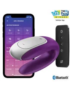 SATISFYER DOUBLE FUN PARTNER VIBRADOR LILA