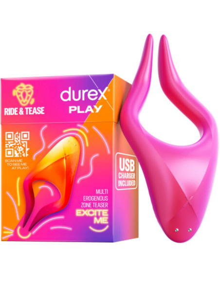 DUREX TOY MULTIESTIMULADOR RIDE TEASE DUREX TOY MULTIESTIMULADOR RIDE TEASE