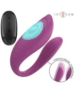 INTENSE ANNIE ESTIMULADOR VIBRADOR FORMA DE U MORADO CONTROL REMOTO 2