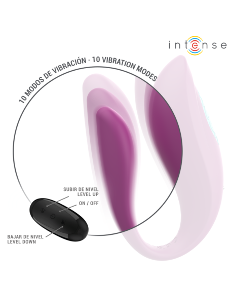 INTENSE ANNIE ESTIMULADOR VIBRADOR FORMA DE U MORADO CONTROL REMOTO INTENSE ANNIE ESTIMULADOR VIBRADOR FORMA DE U MORADO CONTROL REMOTO