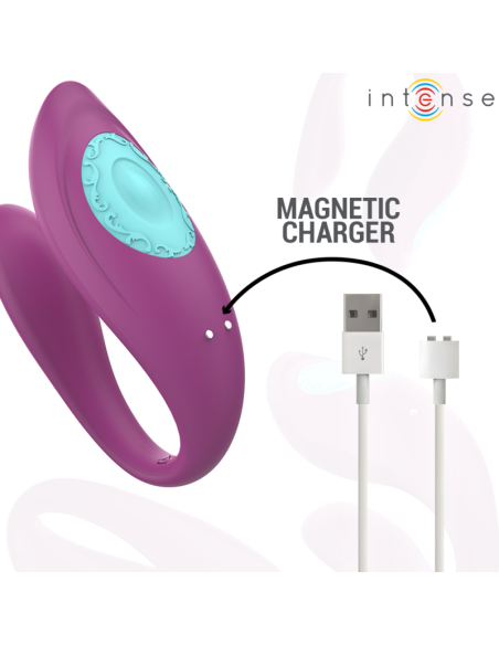 INTENSE ANNIE ESTIMULADOR VIBRADOR FORMA DE U MORADO CONTROL REMOTO INTENSE ANNIE ESTIMULADOR VIBRADOR FORMA DE U MORADO CONTROL REMOTO