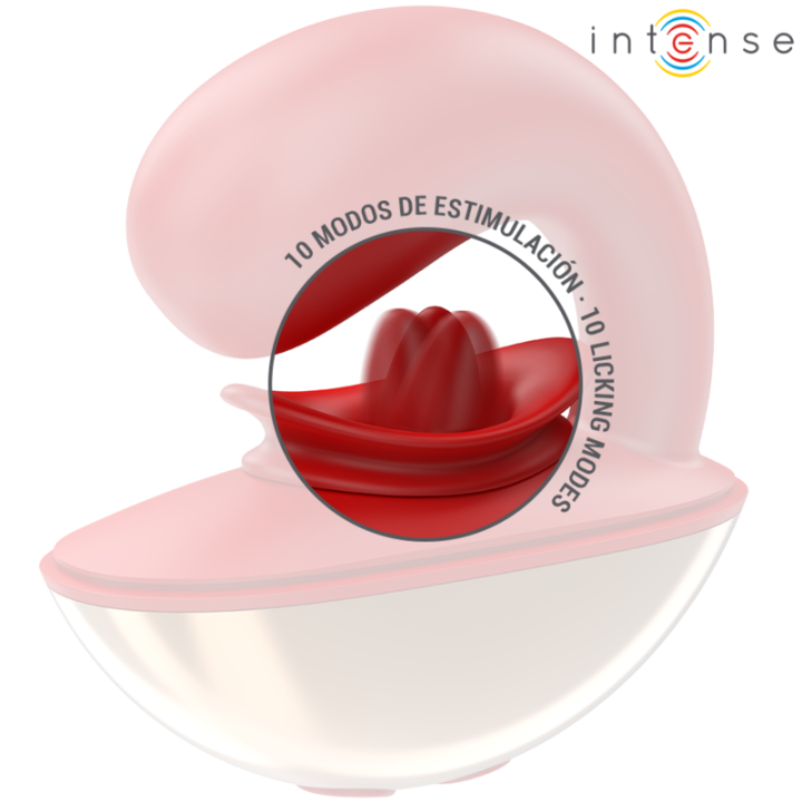 INTENSE MARIAH VIBRADOR ESTIMULADOR EN FORMA DE U 10 VIBRACIONES ROJO