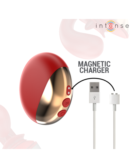 INTENSE MARIAH VIBRADOR ESTIMULADOR EN FORMA DE U 10 VIBRACIONES ROJO INTENSE MARIAH VIBRADOR ESTIMULADOR EN FORMA DE U 10 VIBRACIONES ROJO