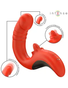 INTENSE PAULINA VIBRADOR ESTIMULADOR EN FORMA DE U ROJO 2