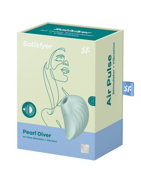 SATISFYER PEARL DIVER ESTIMULADOR Y VIBRADOR VIOLETA SATISFYER PEARL DIVER ESTIMULADOR Y VIBRADOR VIOLETA
