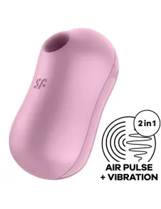 SATISFYER COTTON CANDY ESTIMULADOR Y VIBRADOR LILA
