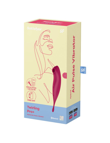 SATISFYER TWIRLING PRO ESTIMULADOR Y VIBRADOR APP VERDE