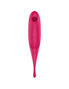 SATISFYER TWIRLING PRO ESTIMULADOR Y VIBRADOR ROJO 2