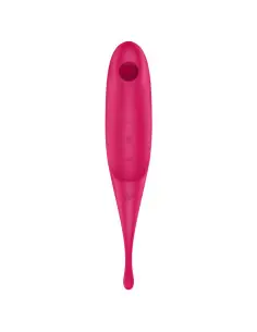 SATISFYER TWIRLING PRO ESTIMULADOR Y VIBRADOR ROJO 2