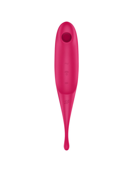 SATISFYER TWIRLING PRO ESTIMULADOR Y VIBRADOR ROJO SATISFYER TWIRLING PRO ESTIMULADOR Y VIBRADOR ROJO