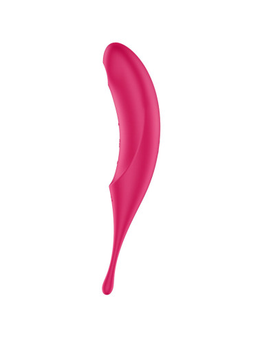 SATISFYER TWIRLING PRO ESTIMULADOR Y VIBRADOR ROJO