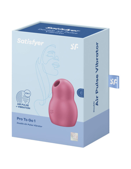SATISFYER PRO TO GO 1 ESTIMULADOR Y VIBRADOR DOBLE VERDE SATISFYER PRO TO GO 1 ESTIMULADOR Y VIBRADOR DOBLE VERDE