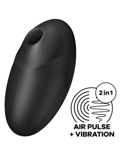 SATISFYER VULVA LOVER 3 ESTIMULADOR Y VIBRADOR NEGRO