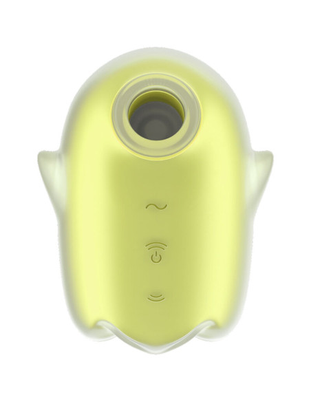SATISFYER GLOWING GHOST AIR PULSE VIBRADOR AMARILLO SATISFYER GLOWING GHOST AIR PULSE VIBRADOR AMARILLO